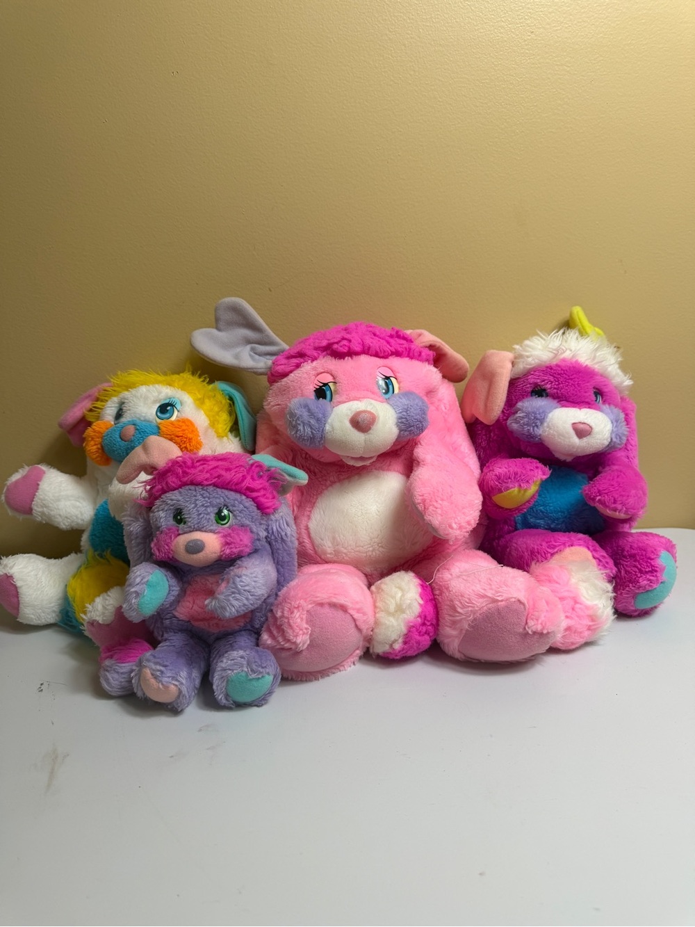 Vintage Popples Plush Lot - PC Toys 80s Retro Stuffed Animals
